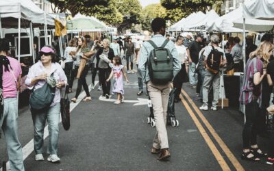 Mercadillo de los miércoles en Valls con BusGarraf