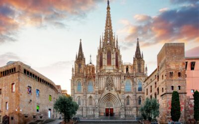 Celebra la festividad de Corpus Christi a Barcelona
