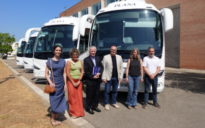 Grup Plana presenta 4 nous autocars per reforçar les connexions exprés entre Vilanova i Barcelona